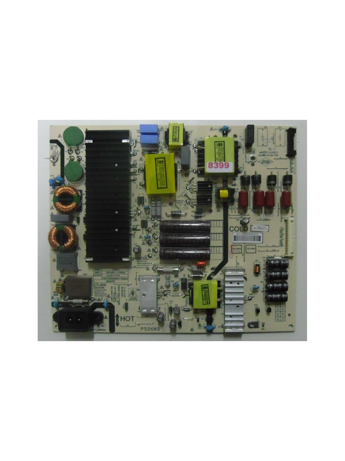 FONTE DE ALIMENTAÇÃO - 168P-L7R021-W0 - 5835-L7R021-W000 - 65UJ6200