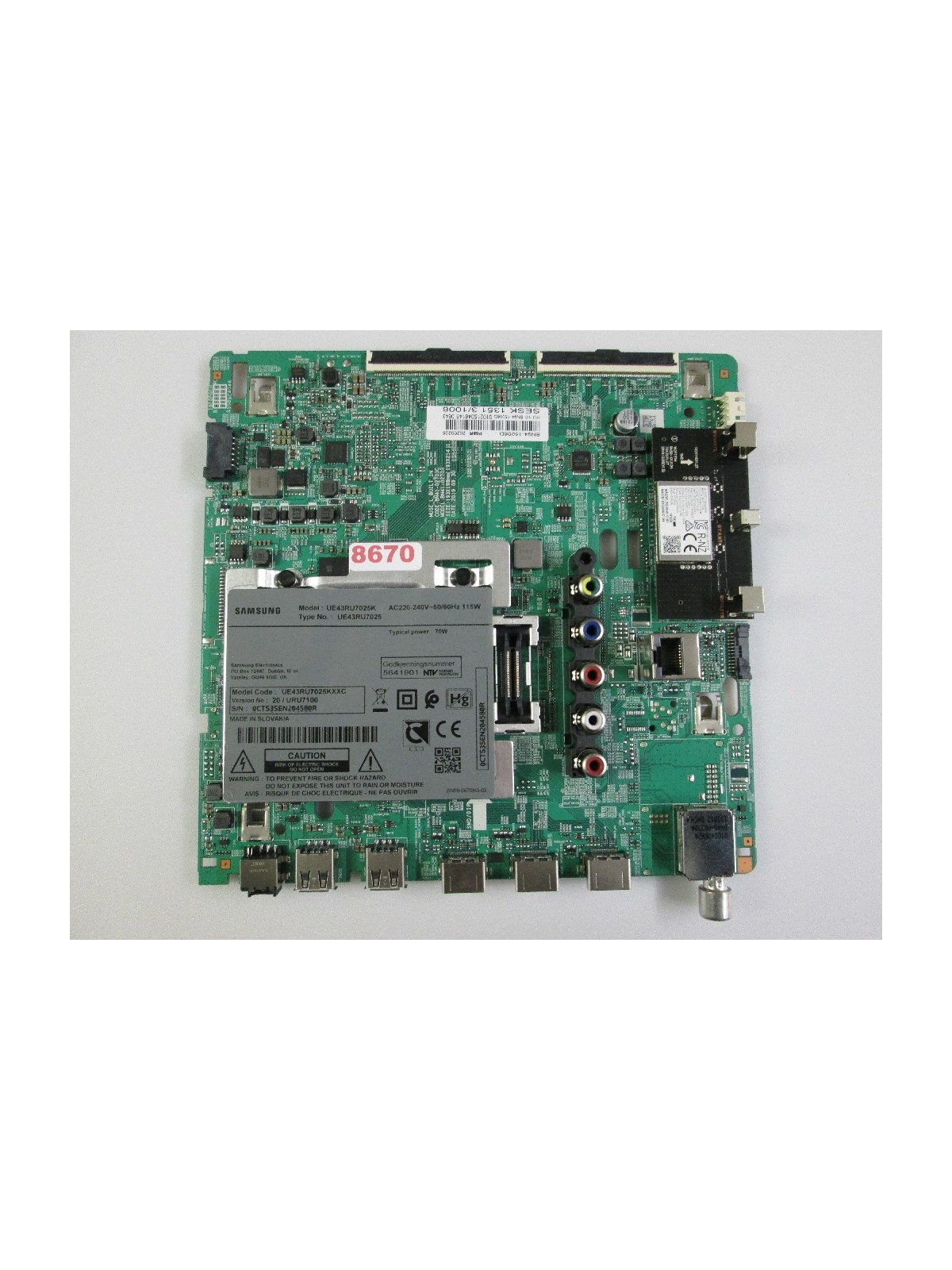 MAINBOARD - BN94-15008D - BN41-02703C - UE43RU7025K
