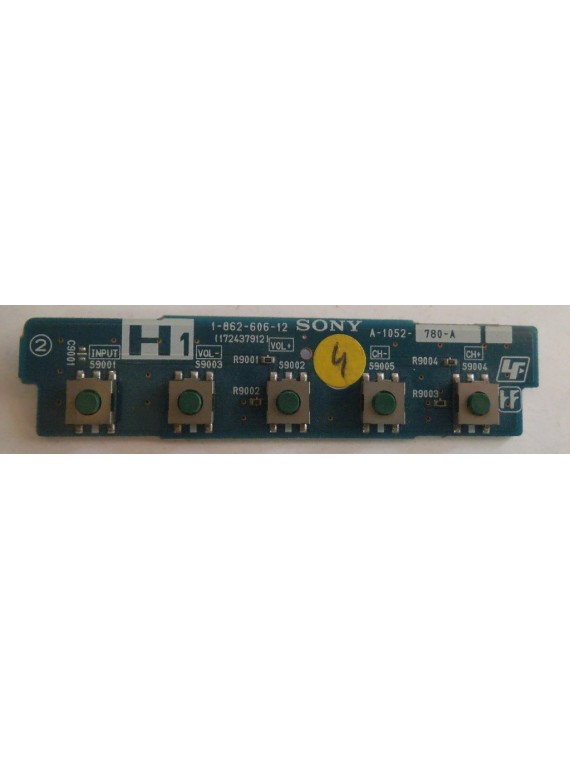 1-862-606-12 - A-1052-780-A - MÓDULO DE BOTÕES