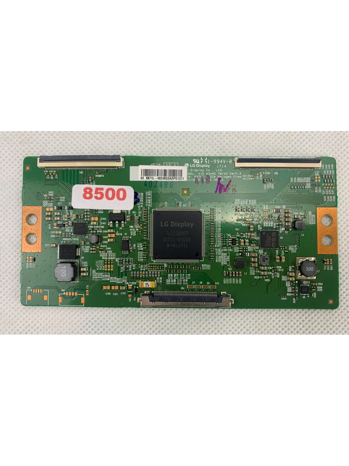 TCON - 6871L-4024B - 6870C-0552A - 43PUH6101/88 - 43PUS6162/05 - LC-43UI7252E - 43HGT69U - 43HK6T74U - 43PUS6401/12