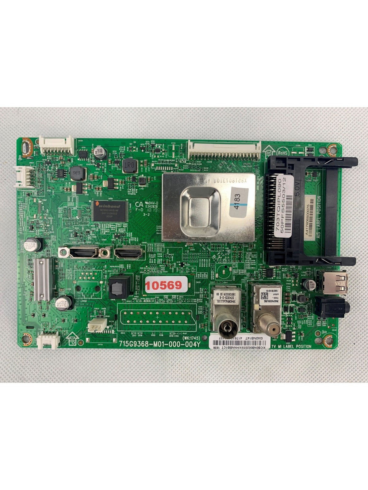 MAINBOARD - 715G9368-M01-000-004Y - 703TQPIPL090 - 50PFS5503/12