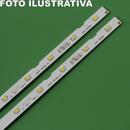 LED SAMSUNG - LM41-00550A - UE40NU7125 - SAMSUNG - KIT COM 2 PÇS