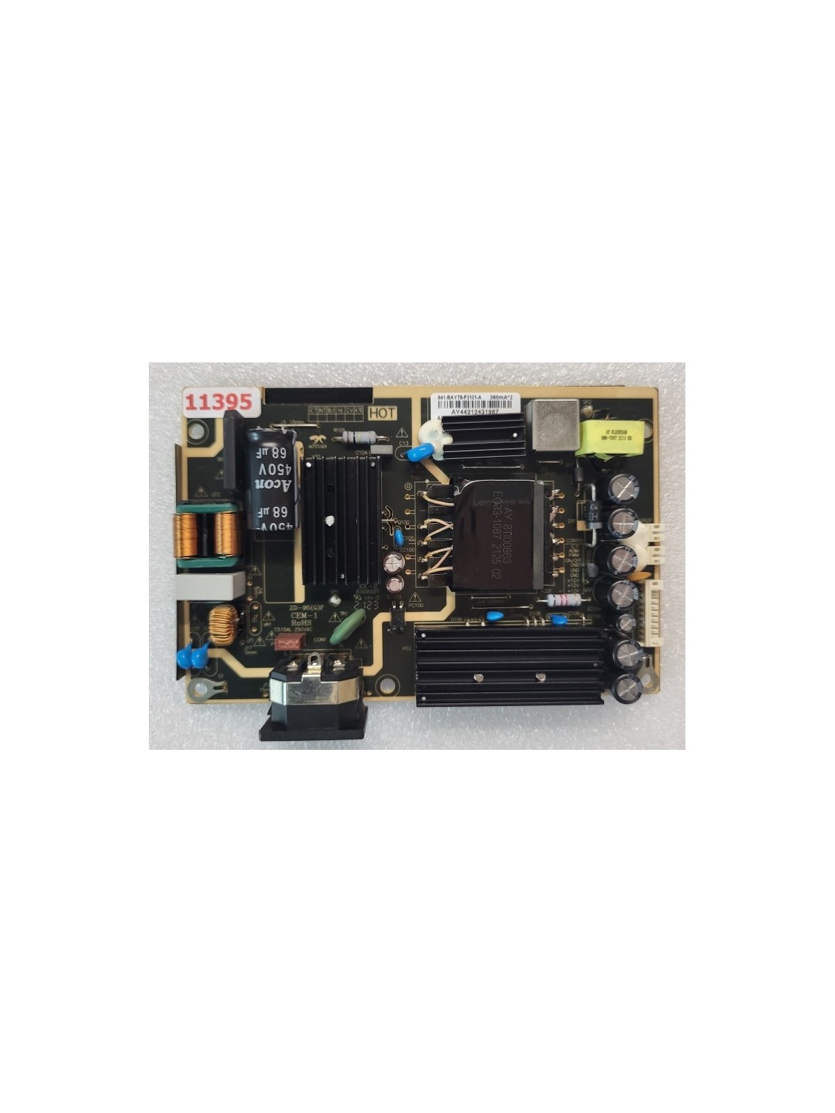 FONTE ALIMENTAÇÃO XIAOMI - AY078D-1SF31 B - 841-BAY78-F3101-A - REV 1.0 - MONITOR XMMNTWQ34