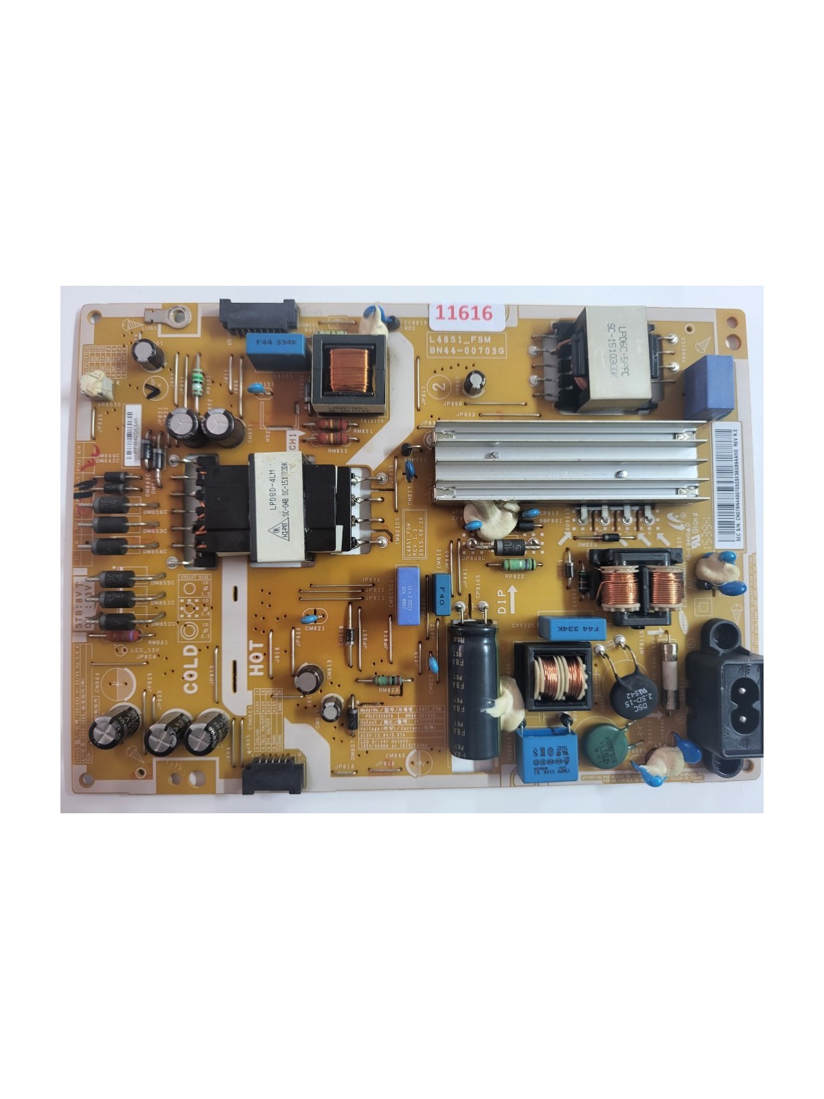 FONTE DE ALIMENTAÇÃO SAMSUNG - BN-440703G -  UE40J5500 - UE40J5510 - UE40J6200 - UE43J5500 - UE48J5500 - UE48J5600 - UE48J6200