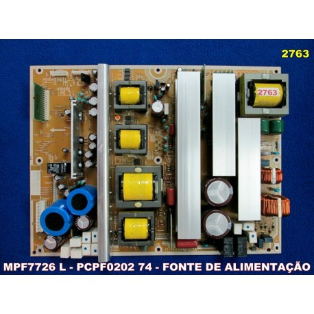 MPF7726 L - PCPF0202 74 - FONTE DE ALIMENTAÇÃO