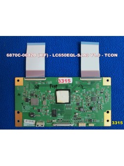 TCON - 6870C-0642B - (H/F) -6871L-4483C -  LC650EQL-SJA3 V1.0 -  XBR-65X900C - XBR-65X750D