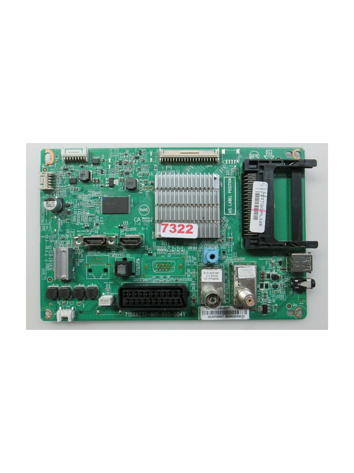 MAINBOARD - 715G8232-M01-B00-004Y - 703TQGPL328 - CBPRGNJBABCT - 49PFS4131