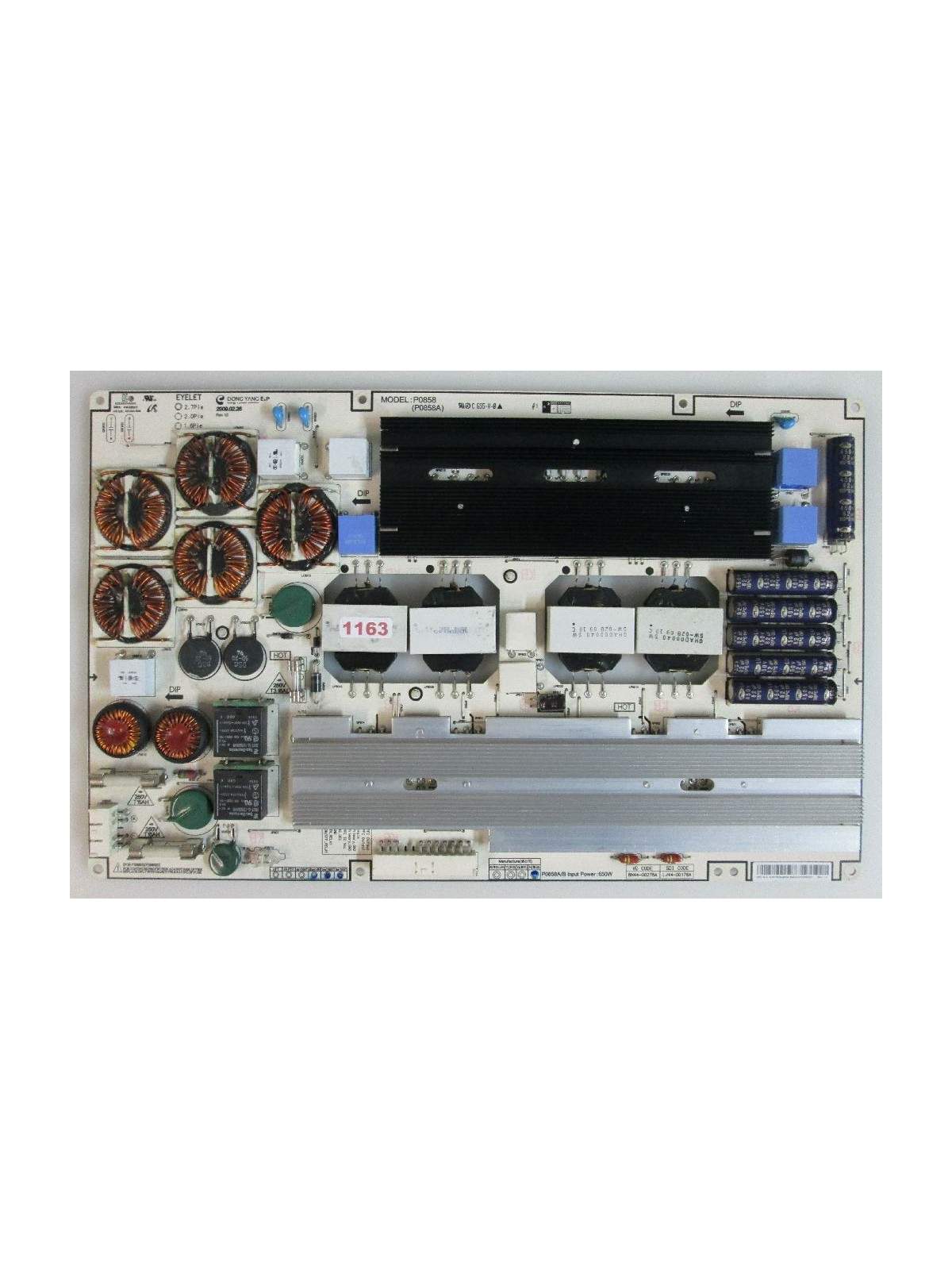 FONTE DE ALIMENTAÇÃO - BN44-00278A - LJ44-00176A - P0858A/B - PS58B850Y1W